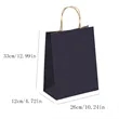 Portable Color Kraft Shopping Paper Bag With Handle | https://www.bestnamebadges.com