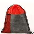 Etched Pocket Drawstring Backpack | https://www.bestnamebadges.com