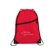 Trendy Drawstring Sports Backpack Bag  | https://www.bestnamebadges.com