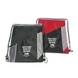 Tri-Color Mesh Pocket Cinch Pack | https://www.bestnamebadges.com