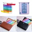 Weekly Stackable Pill Box 4 Times Daily 7 Compartments | https://www.bestnamebadges.com