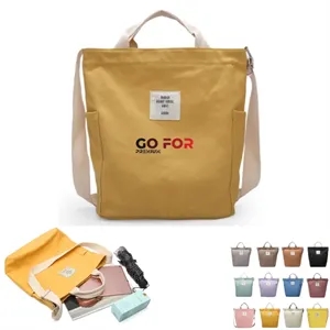 Large Size Canvas Shoulder Bag