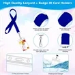 Colorful Lanyards With Card Holders and Sleeves Multicolor | https://www.bestnamebadges.com