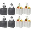 Reusable Grocery Bags With Hard Bottom Heavy Duty Foldable | https://www.bestnamebadges.com