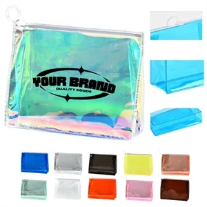 Clear Travel Toiletry Bag Waterproof TSA Approved Organizer | https://www.bestnamebadges.com