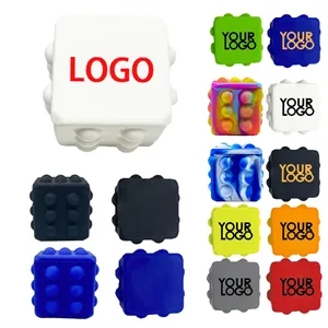 Push Pop Bubble Popper Dice Fidget Toy Stress Reliever Ball | https://www.bestnamebadges.com