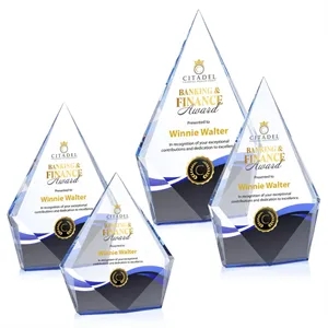 Shelton VividPrint™ Award - Blue | https://www.bestnamebadges.com