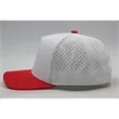 5 Panel performance/perforated mesh trucker cap | https://www.bestnamebadges.com