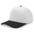 5 Panel performance/perforated mesh trucker cap | https://www.bestnamebadges.com