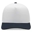 5 Panel performance/perforated mesh trucker cap | https://www.bestnamebadges.com