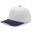 5 Panel performance/perforated mesh trucker cap | https://www.bestnamebadges.com