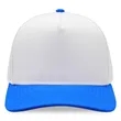 5 Panel performance/perforated mesh trucker cap | https://www.bestnamebadges.com