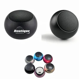 Mini Metallic Bluetooth Speaker With Colorful Finish | https://www.bestnamebadges.com