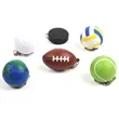 Custom Stress Ball Keychain | https://www.bestnamebadges.com