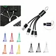 3-In-1 Charging Cable Keychain With USB & Multi Tips | https://www.bestnamebadges.com