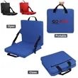 Portable Stadium Seat Cushion with Backrest | https://www.bestnamebadges.com