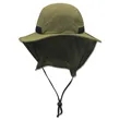 Performance Safari Hat/hidden pocket | https://www.bestnamebadges.com