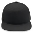 Baseball Team Cap 6 Panel Flat Bill Snapback | https://www.bestnamebadges.com