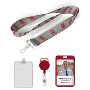 Polyester 1 inch Lanyard | https://www.bestnamebadges.com
