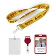 Polyester 3/4 inch Lanyard-B | https://www.bestnamebadges.com