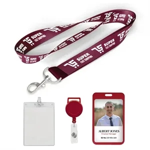 Custom Polyester Lanyards-A1 | https://www.bestnamebadges.com