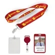 Custom Silk Screen Print Polyester Lanyard | https://www.bestnamebadges.com