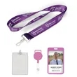 Custom Silk Screen Print Polyester Lanyard | https://www.bestnamebadges.com