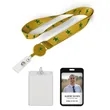Polyester/Badge Reel Lanyard Combo | https://www.bestnamebadges.com