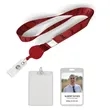 3/4" Polyester/Badge Reel Lanyard Combo-B | https://www.bestnamebadges.com