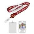 5/8" Polyester/Badge Reel Lanyard Combo | https://www.bestnamebadges.com