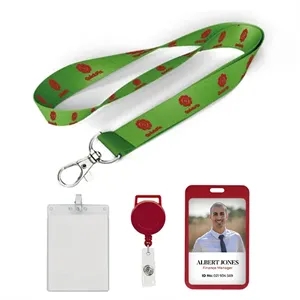 Custom Polyester Lanyard | https://www.bestnamebadges.com