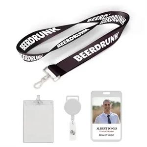 Custom Polyester Lanyards-A | https://www.bestnamebadges.com