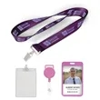 5/8" Lanyards Custom Polyester Material | https://www.bestnamebadges.com