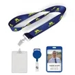 5/8" Lanyards Custom Polyester Material-C | https://www.bestnamebadges.com