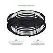 12' Circular Hanging Banner - Hardware | https://www.bestnamebadges.com