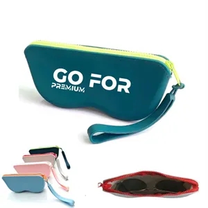 Silicone Sunglasses Pouch Case with Hand Strap