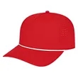 Summit Perforated Cap with Rope | https://www.bestnamebadges.com