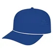 Summit Perforated Cap with Rope | https://www.bestnamebadges.com