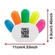 Custom Palm Highlighters 5-In-1 Fluorescent Pens | https://www.bestnamebadges.com