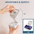 Rechargeable Foldable Necklace Fan with Power Bank | https://www.bestnamebadges.com