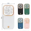 Rechargeable Foldable Necklace Fan with Power Bank | https://www.bestnamebadges.com