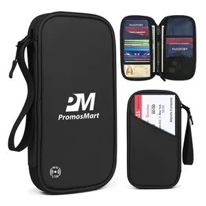 RFID Blocking Travel Wallet Cards Passport Holder | https://www.bestnamebadges.com
