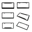 Custom Stainless Steel License Plate Frame US Standard Fit | https://www.bestnamebadges.com