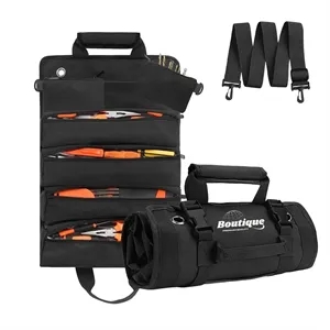 Roll Up Tool Organizer Heavy Duty Foldable Carrying Bag