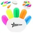 Finger Highlighter Creative Five Color Palm Shape Set | https://www.bestnamebadges.com