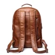 Vintage Travel Backpack Top Layer Cowhide Leather | https://www.bestnamebadges.com
