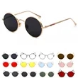 Reflective Lens Round Trendy Sunglasses | https://www.bestnamebadges.com