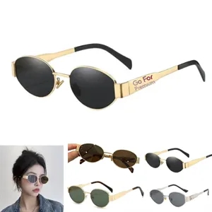 Retro Oval Sunglasses for Women Men