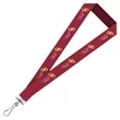 0.75" USA Made Polyester Lanyard | https://www.bestnamebadges.com