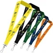 0.75" USA Made Polyester Lanyard | https://www.bestnamebadges.com